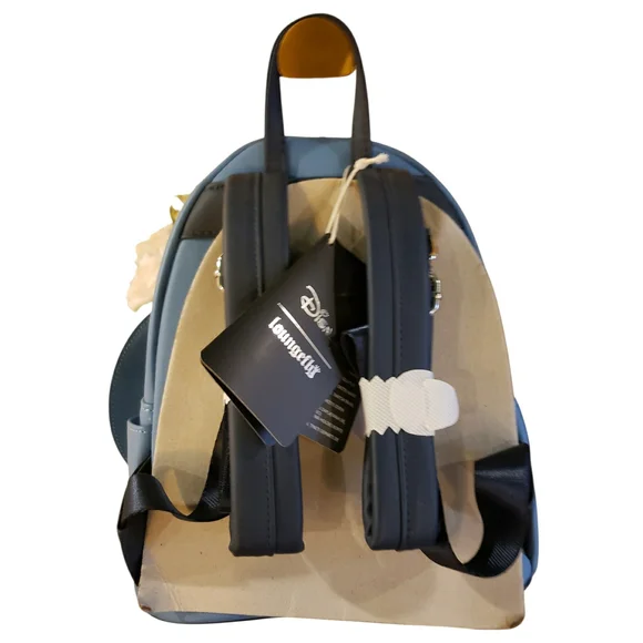 NWT! Loungefly X Disney Lilo & Stitch Mini Backpack with Lei Scrump Charm - Picture 6 of 9